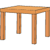 Mesa de centro de jardín